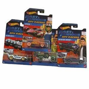Hot Wheels Fast & Furious Spy Racers Complete 4-Car Die-Cast Set
